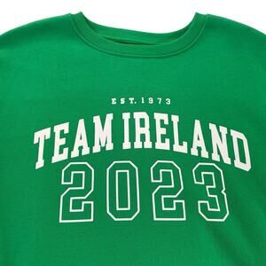 NWT Dunnes Team Ireland 2023 Women's World Cup Sweatshirt Women's L Green Fleece